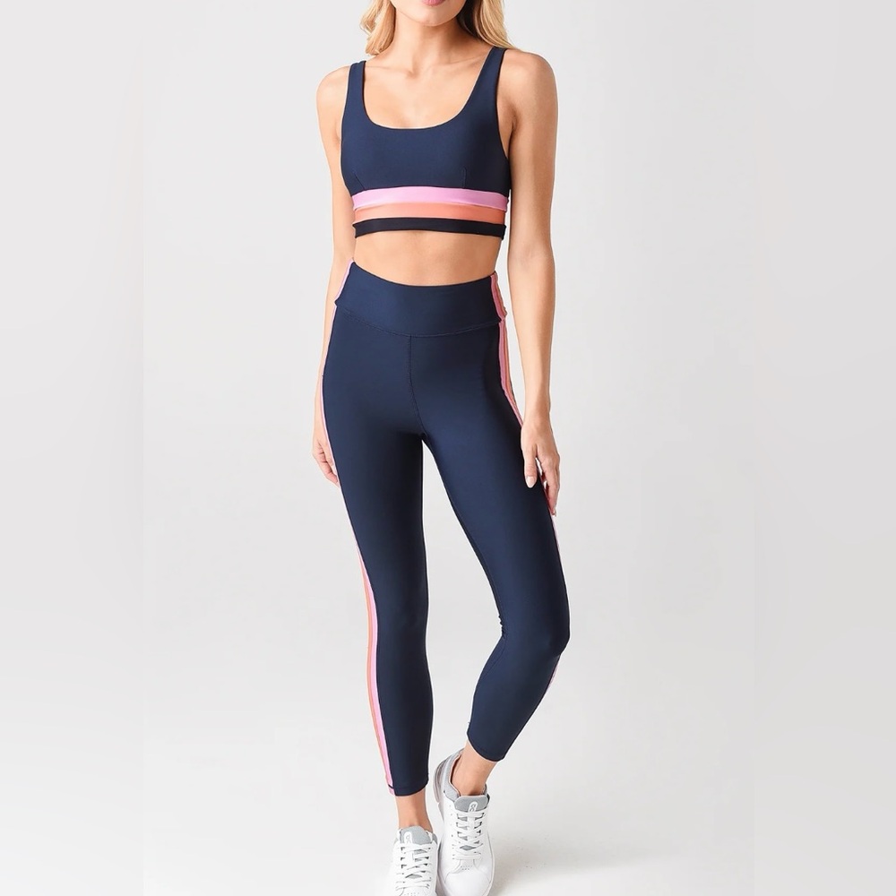 The Upside Woman’s Jewel Midi Pant & Bra Set size NWT